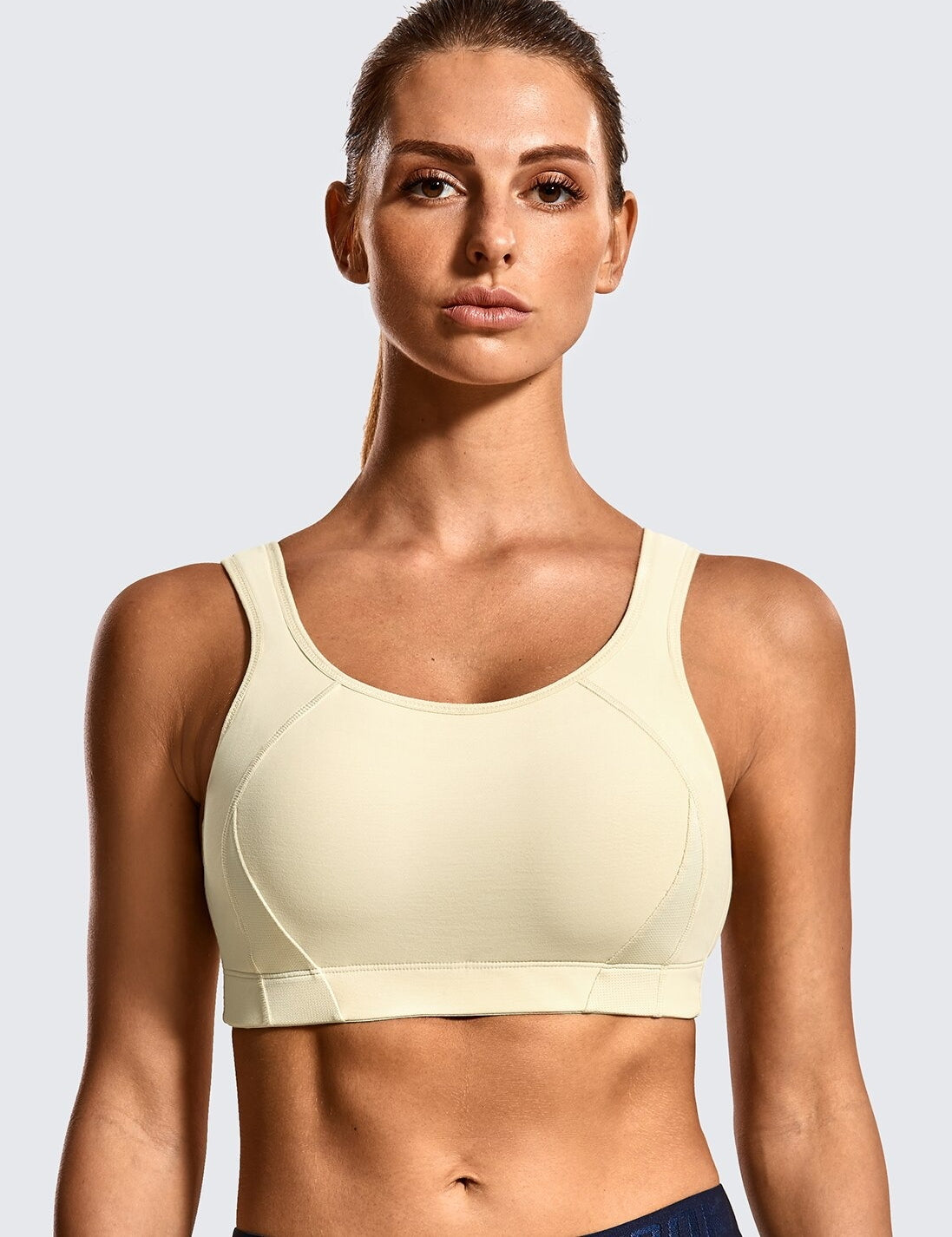 Syrokan Womens Wireless Comfort High Support Workout Sports Bra Size 44C  Navy - $16 - From Danielle