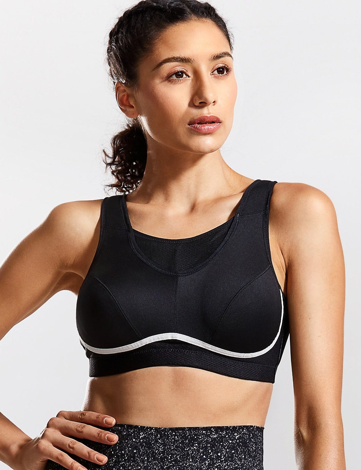 SYROKAN Women's Full Support High Impact Racerback Lightly Lined Underwire  Sports Bra Dark flower ash 95E : Buy Online at Best Price in KSA - Souq is  now : Fashion