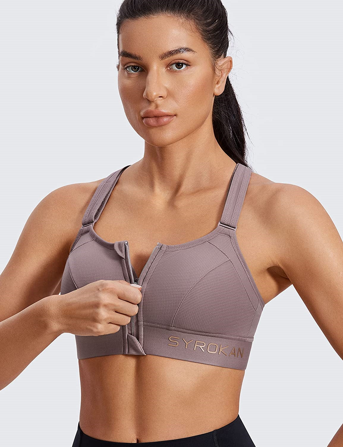 Syrokan Women's Size Medium Crisscross Back Sports Bra New With Tags Black  - $26 New With Tags - From Gayle